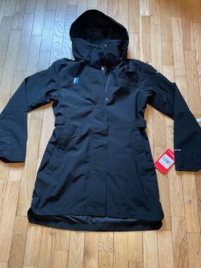 The North Face Women's Black City Trench Waterproof Hooded Size M Read Desc.
